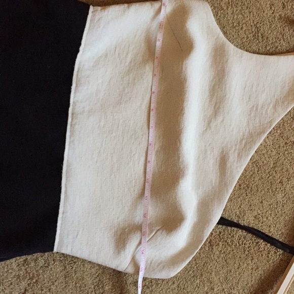 White and black mini color block dress - Picture 6 of 8